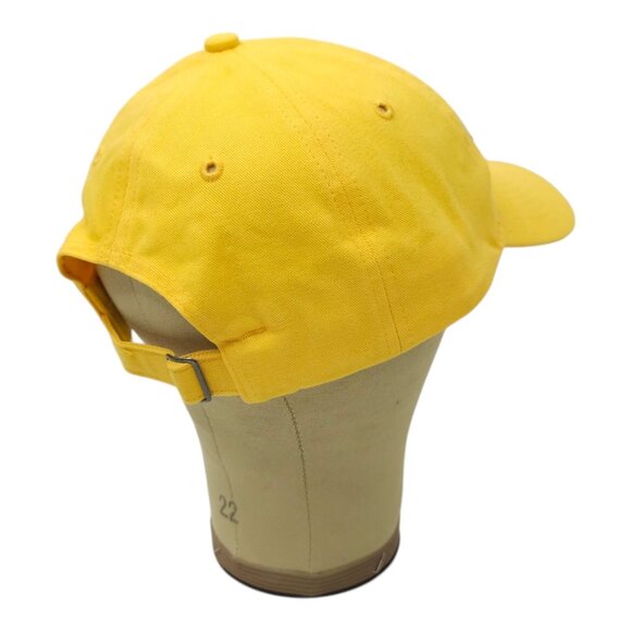 EMS USA Brushed Chino Twill Strapback Embroidered Logo Cap Trucker Baseball Hat - Picture 13 of 13